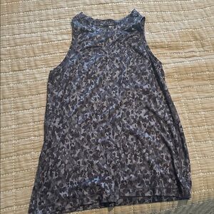 Athleta Gray Camouflage Tank Top